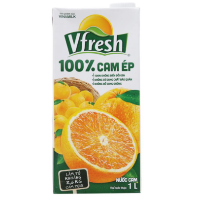 VFresh Orange Juice Drink 1L x 12 Boxes