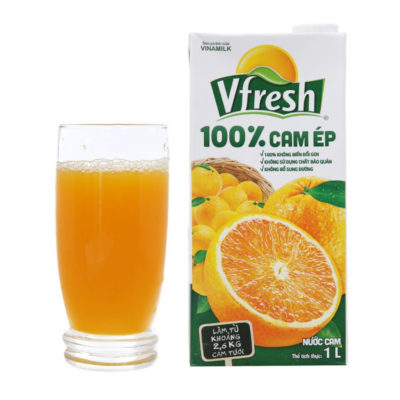 VFresh Orange Juice Drink 1L x 12 Boxes