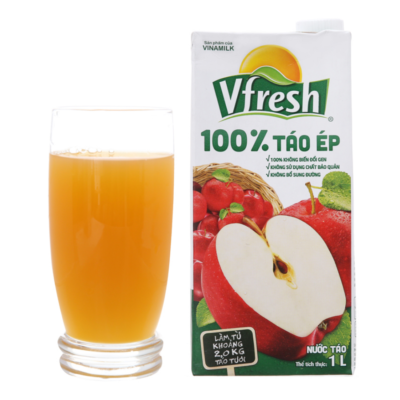 VFresh Apple Juice Drink 1L x 12 Boxes