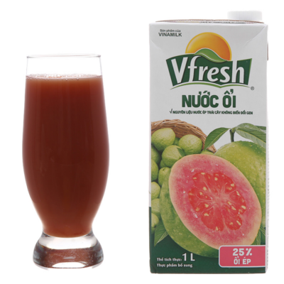 VFresh Guava Drink 1L x 12 Boxes 