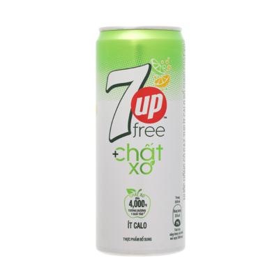 7UP Free Plus Fiber 320ml x 24 cans