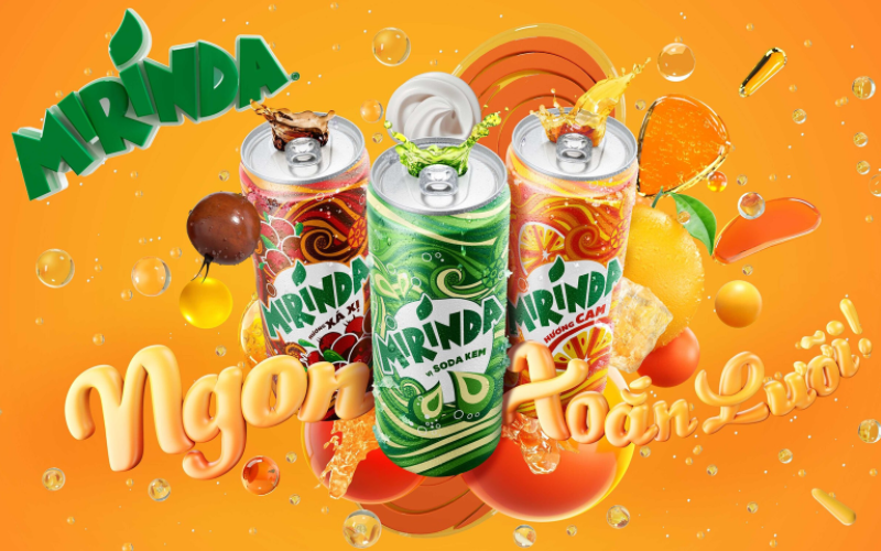 Mirinda soft drink brand