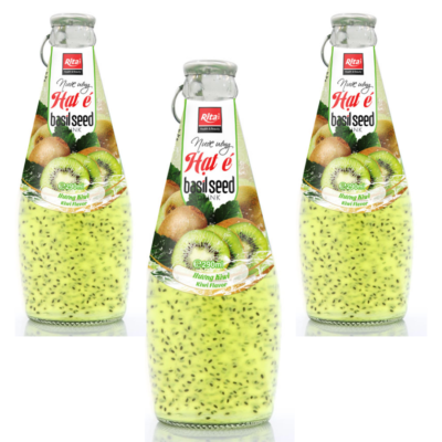 Rita Chia Seeds And Basil Seed Drink With Kiwi Juice 290ml 