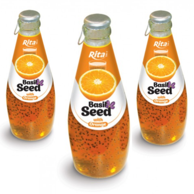 Rita Chia Seeds And Basil Seed Drink With Oranges Juice 290ml
