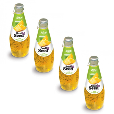 Rita Chia Seeds And Basil Seed Drink With Pineapple Juice 290ml 
