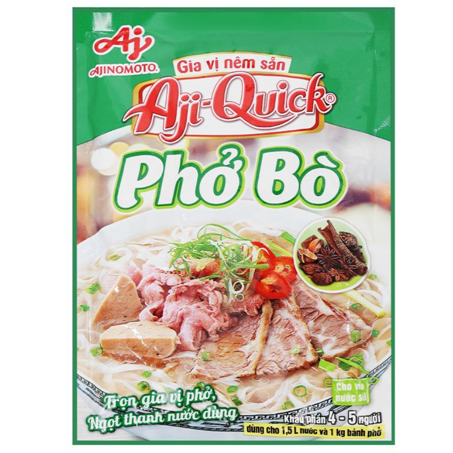 Aji-Quick Pho Bo Premixed Seasoning 57g x 120 Bags