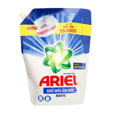 Ariel Detergent Liquid Odor Prevention 2.1kg x 4 Bags (2)