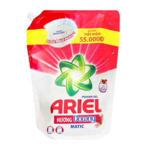 Ariel Liquid Detergent With Downy 2.1kg x 4 Bags (2)