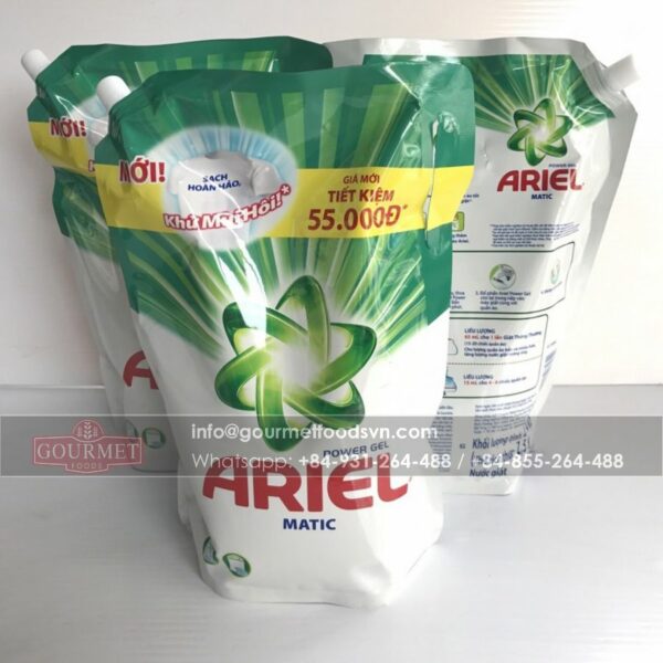 Ariel Sparkling Fresh Detergent Liquid 1.7Kg x 4 Bags (2)