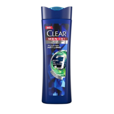 CLEAR MEN 3 In 1 Cool 340g x 12 bottles