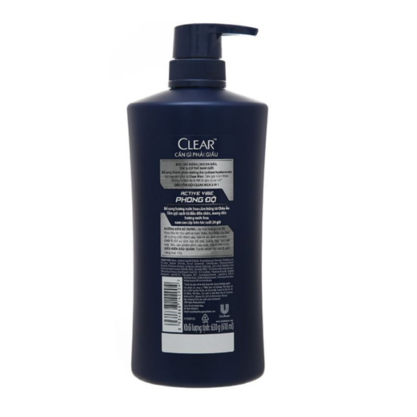CLEAR MEN 3 In 1 Cool 630g x 8 Bottles (3)