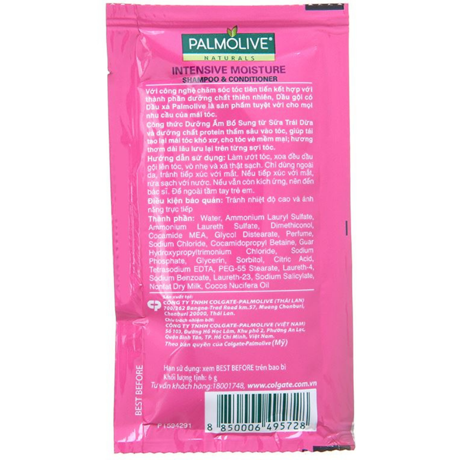 Colgate Palmolive Moisture (pink) 6ml x 12 Sachets x 64 Sheets