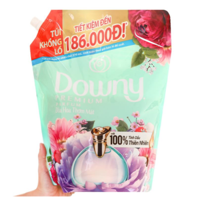 Downy Fragrant Flower Fabric Softener 3l x 4 Bags (4)