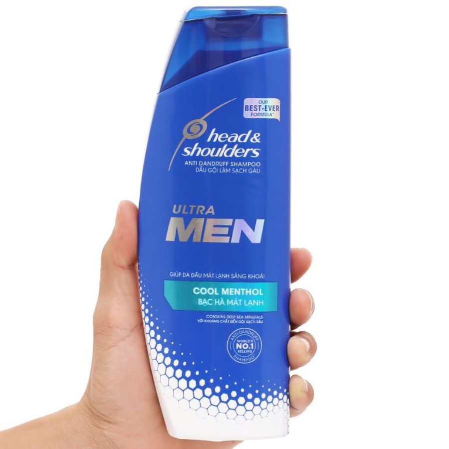 Head & Shoulders Ultra Men Hair Cool Menthol 315ml x 12 Bottles