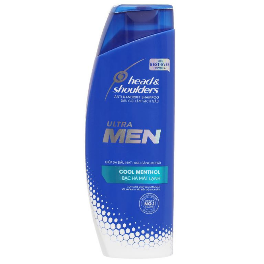 Head & Shoulders Ultra Men Hair Cool Menthol 315ml x 12 Bottles