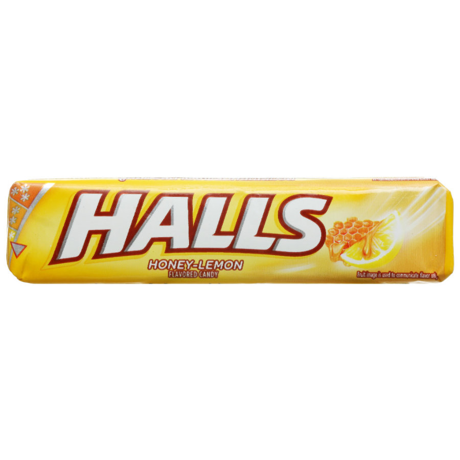 Halls Honey-Lemon 558g X 12 Blocks