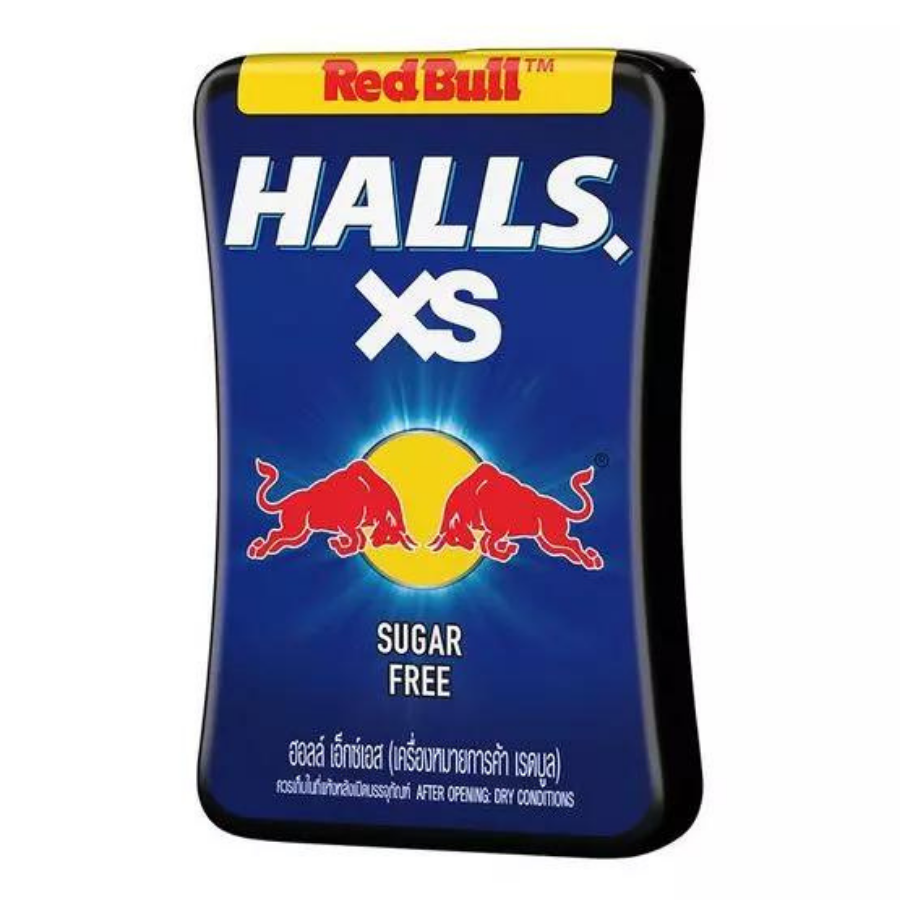 Redbull Halls XS Sugar Free 165.6g x 24 Displays
