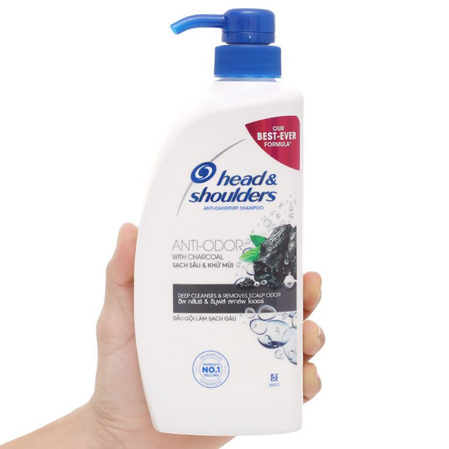Head & Shoulders Anti Odor With Charcoal 625ml x 6 Bottles