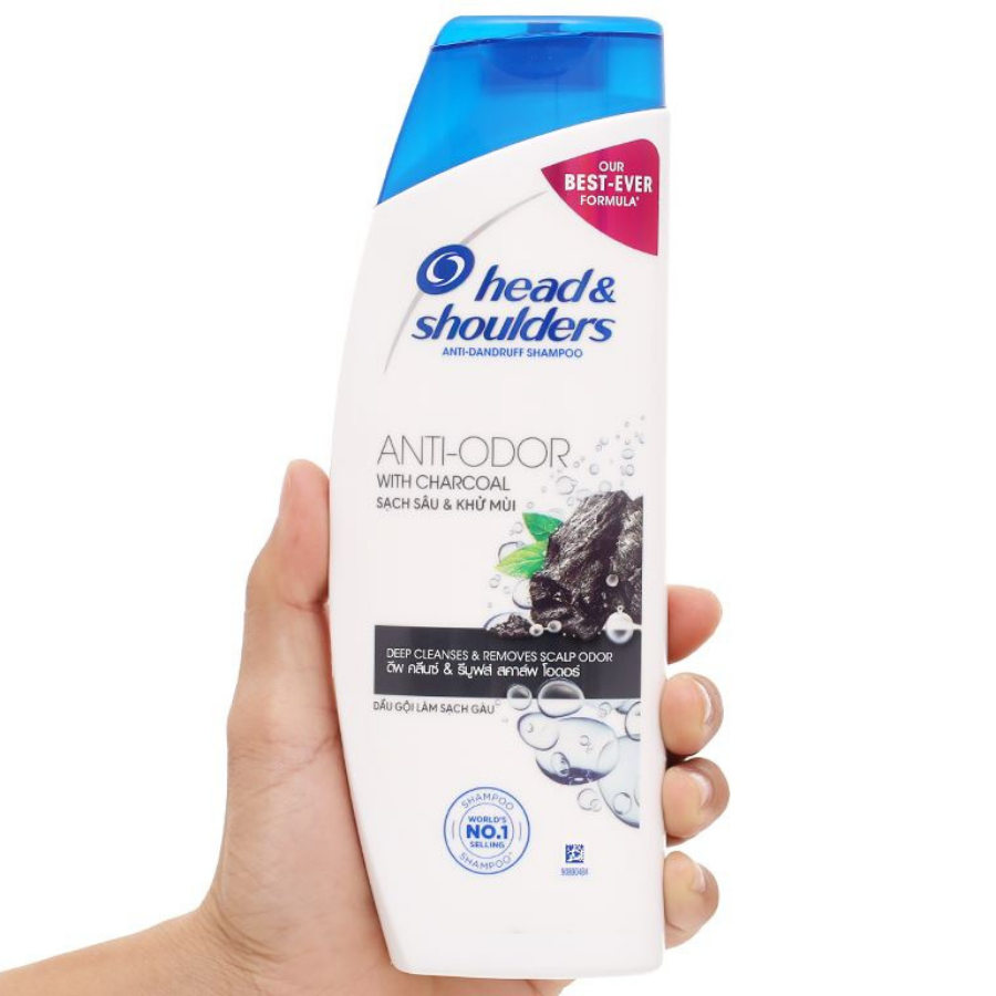 Head & Shoulders Anti Odor With Charcoal 320ml x 12 Bottles