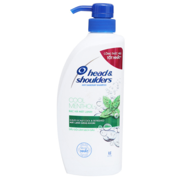 Head & Shoulders Cool Menthol shampoo 625ml x 6 Bottles