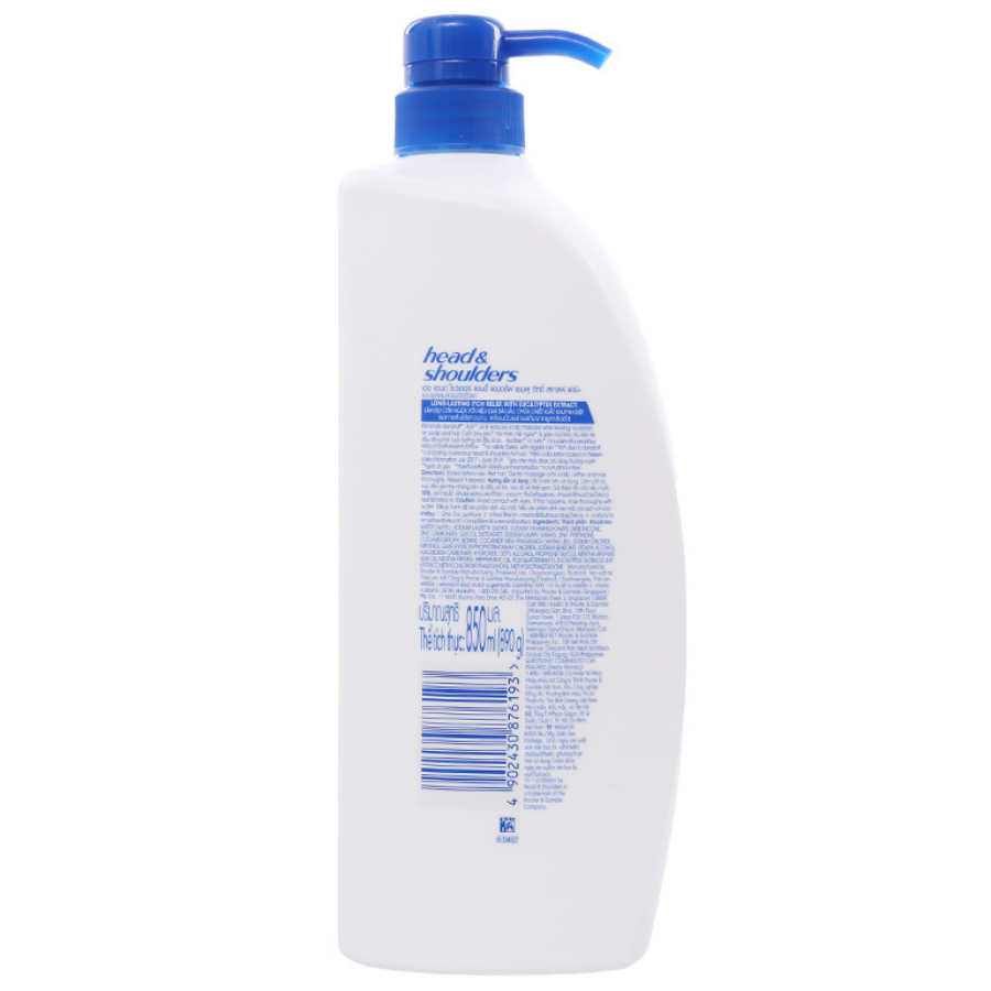 Head & Shoulders Itchy Scalp Care 850ml x 6 Bottles