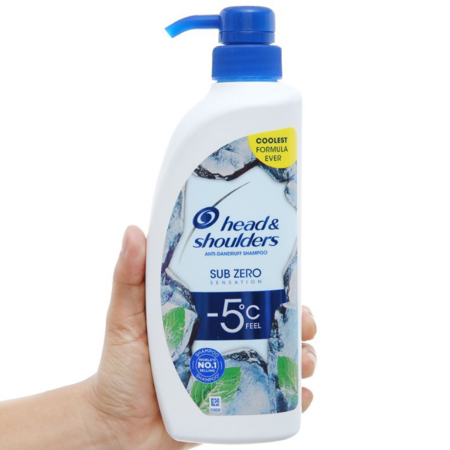 Head & Shoulders Sub Zero Anti Dandruff 550ml x 9 Bottles