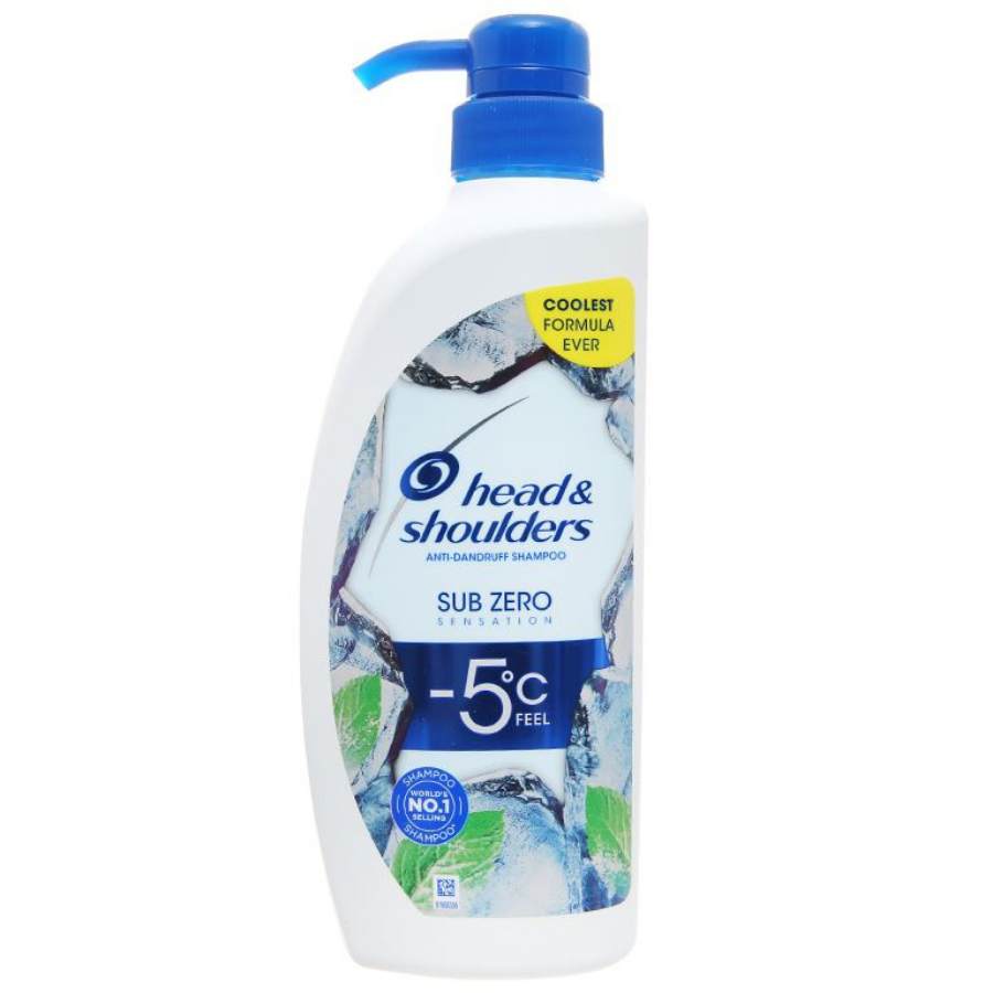 Head & Shoulders Sub Zero Anti Dandruff 550ml x 9 Bottles