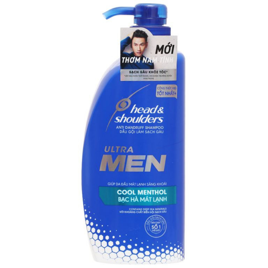 Head & Shoulders Men Hair Cool Menthol 650ml x 9 Bottles 