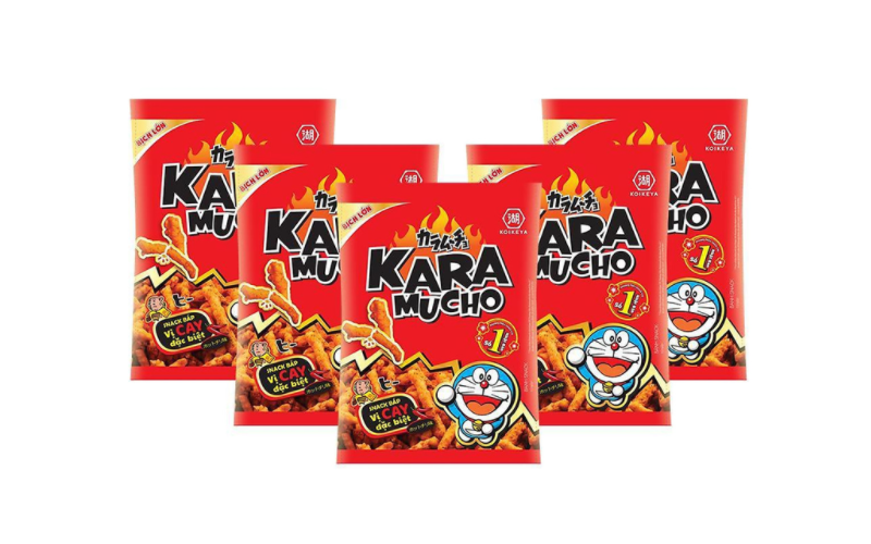 Karamucho Corn Snack, Hot Spicy Flavor