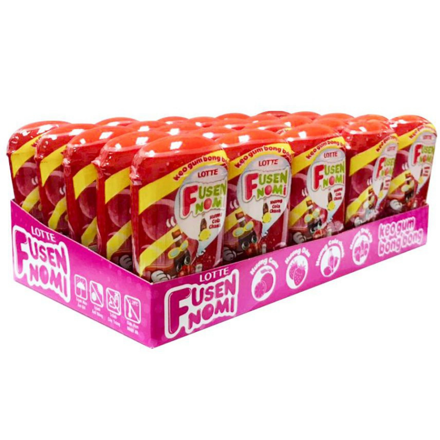 Lotte Fusen NoMi Gum Coke 15g x 25 Jars x 12 Boxes