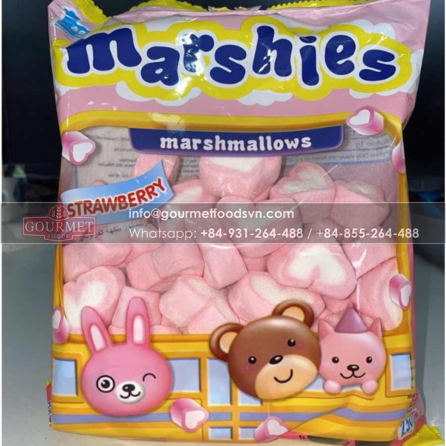 Marshies Strawberry Marshmallow 250g x 20 Bags
