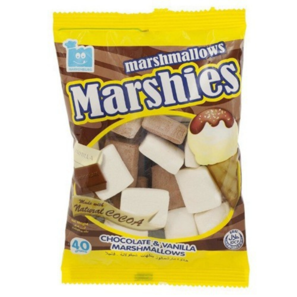 Marshmallow Marshies Chocolate 40g x 48 Bags