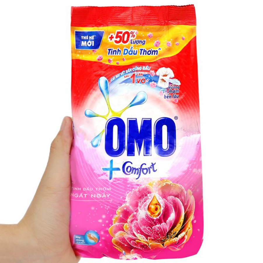 OMO Plus Comfort Ecstatic Oil Detergent Powder 720g x 18 Bags