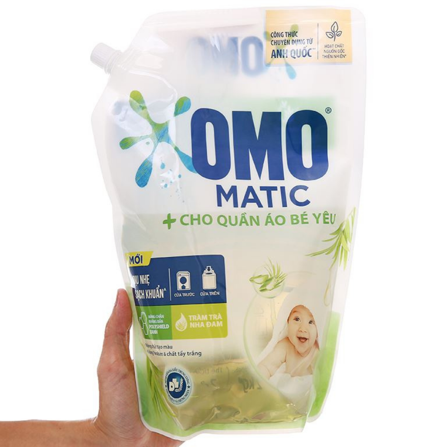 OMO Matic Baby Laundry Detergent 2kg x 4 Bags