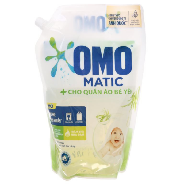 OMO Matic Baby Laundry Detergent 2kg x 4 Bags