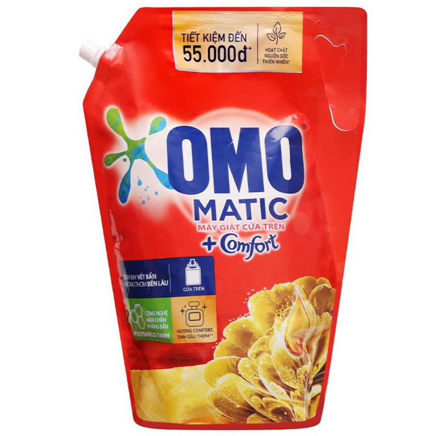 OMO Matic Comfort Liquid 2.9kg x 4 Bags