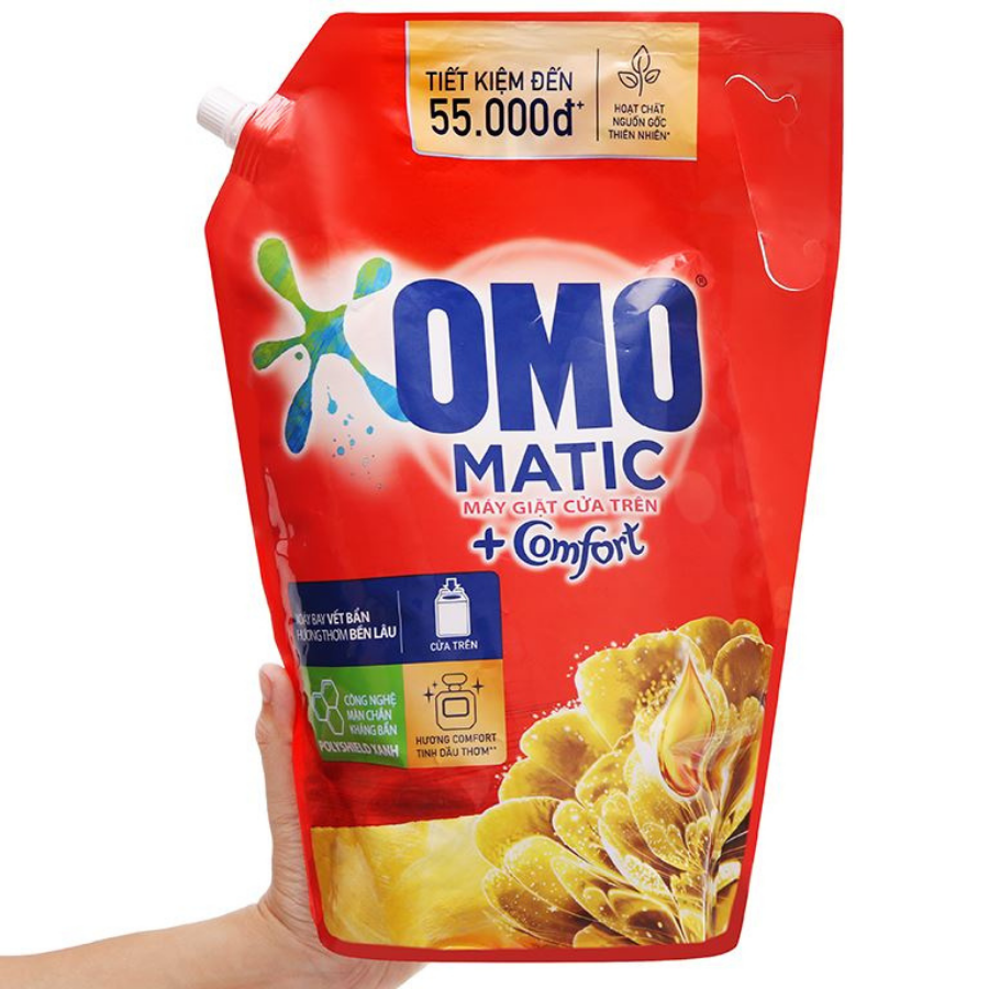 OMO Matic Comfort Liquid 2.9kg x 4 Bags