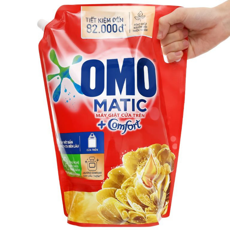 OMO Matic Comfort Laundry Detergent Liquid 3.6kg x 4 Bags