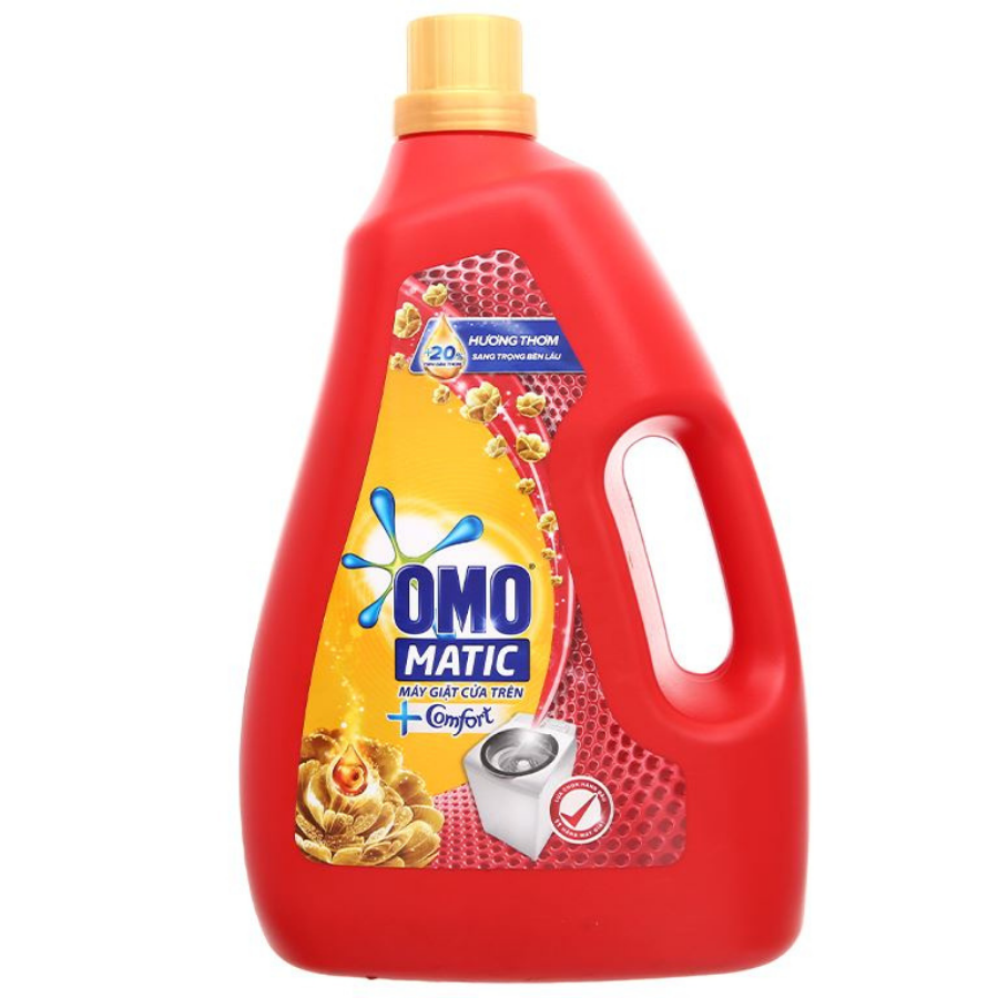 OMO Matic Comfort Detergent Liquid 3.7kg x 4 Bottles