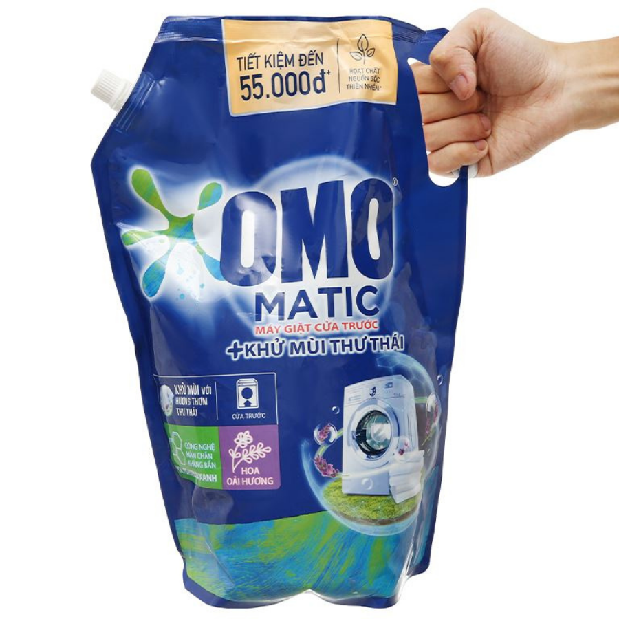 OMO Matic Deodorant Relax Front Load Detergent Liquid 2.9kg x 4 Bags
