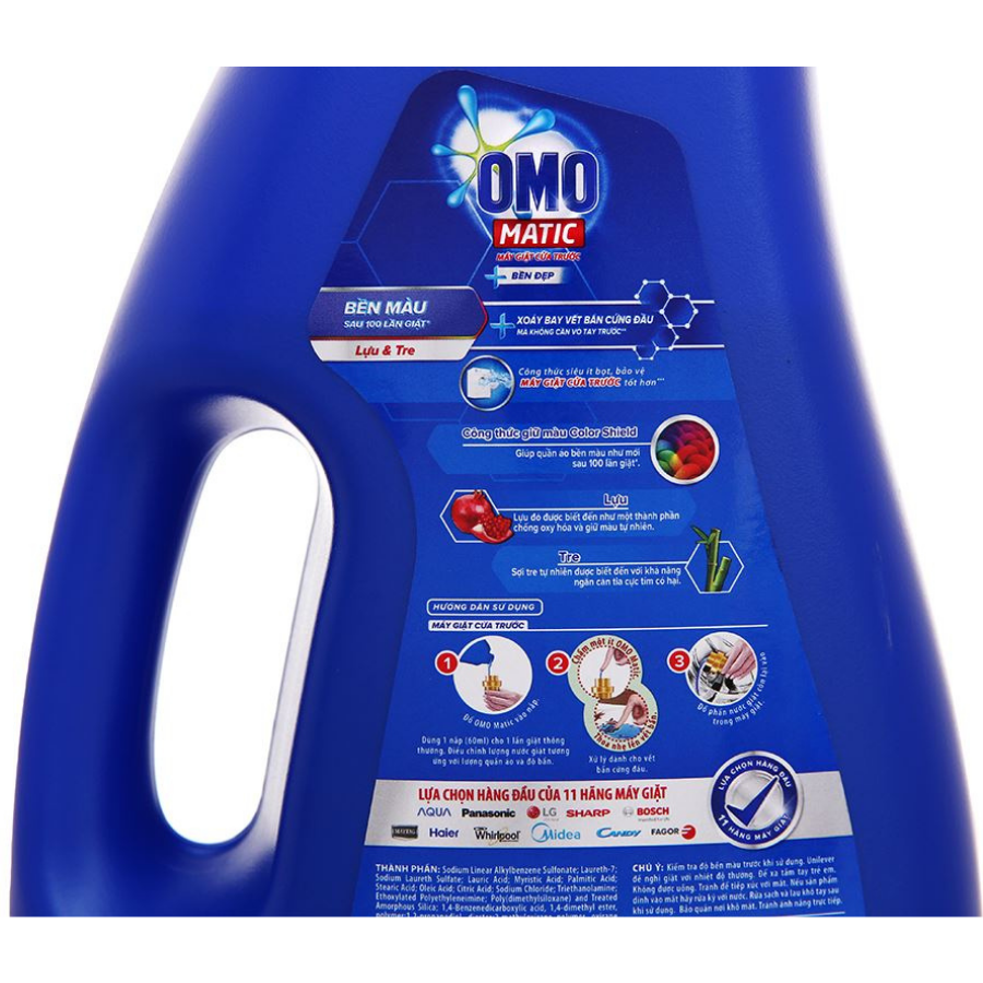 OMO Matic Front Load Beautiful & Durable Detergent Liquid 2.3kg x 4 Bottles
