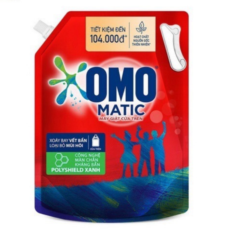OMO Matic Top Load Liquid Bag 3.9kg x 4 Bags