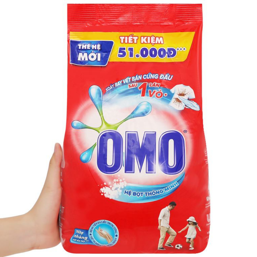 OMO Regular Detergent Powder 3kg x 4 Bags