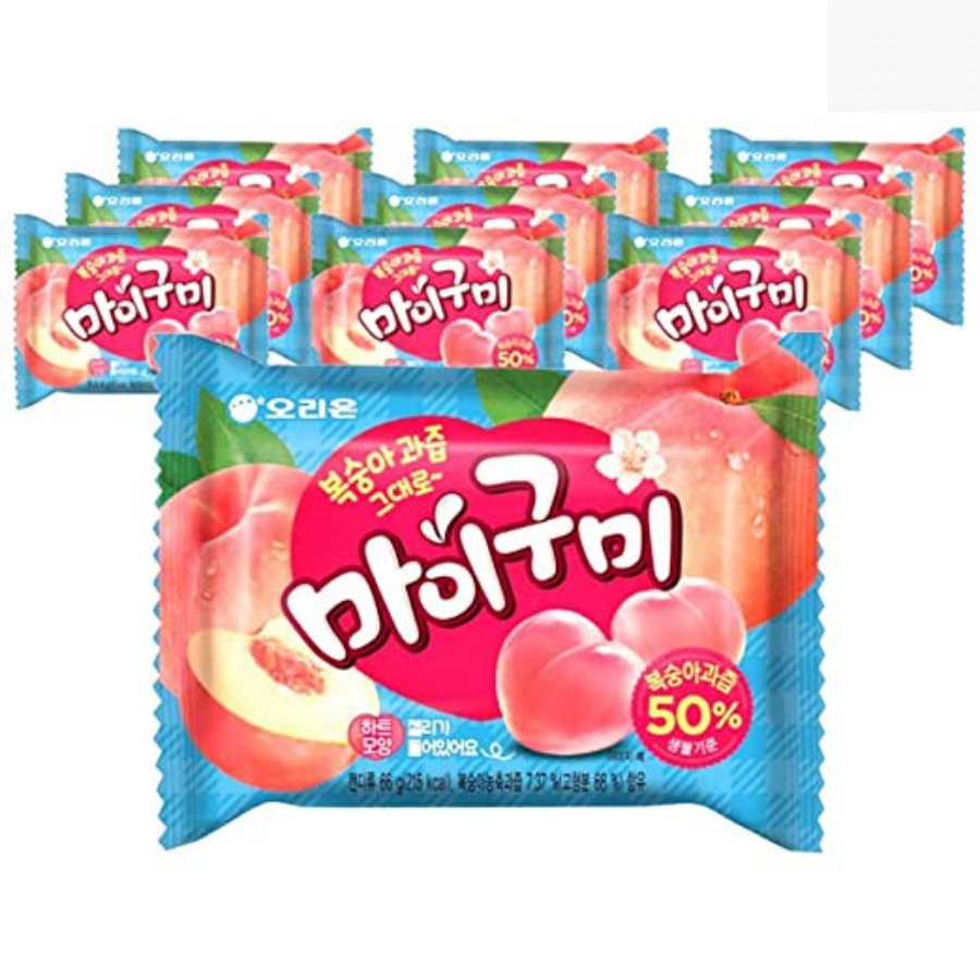 Orion Peach Gummy 55g x 40 Bags