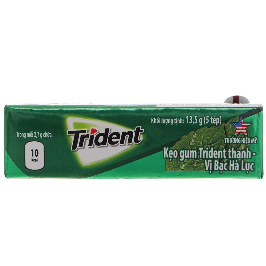 Trident Mint Gum (13,5g x 5 Sticks x 20 Bars) x 30 Boxes