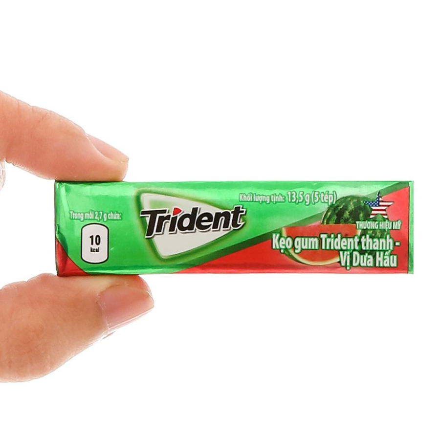 Trident Watermelon Gum (13,5g x 5 Sticks x 20 Bars) x 30 Boxes