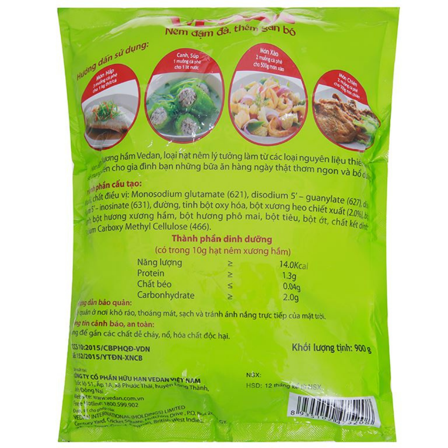 Vedan Stew Bone Flavour Seasoning Seeds 900g x 8 Bags