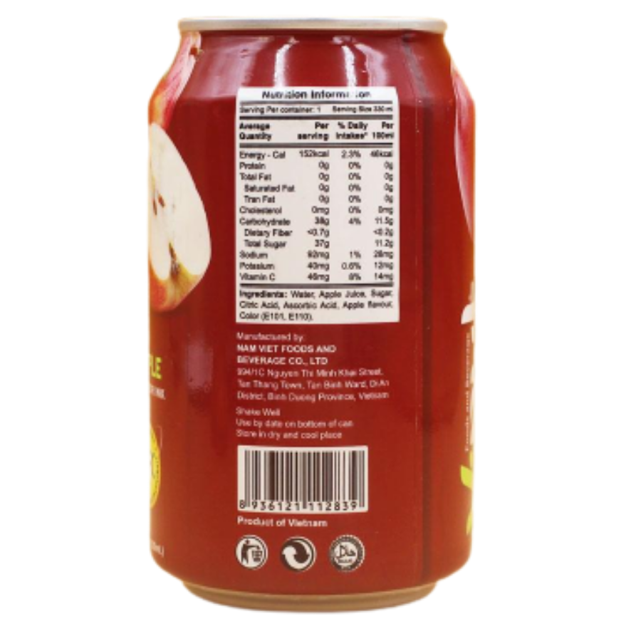Vinut Apple Juice Drink 330ml x 24 Cans