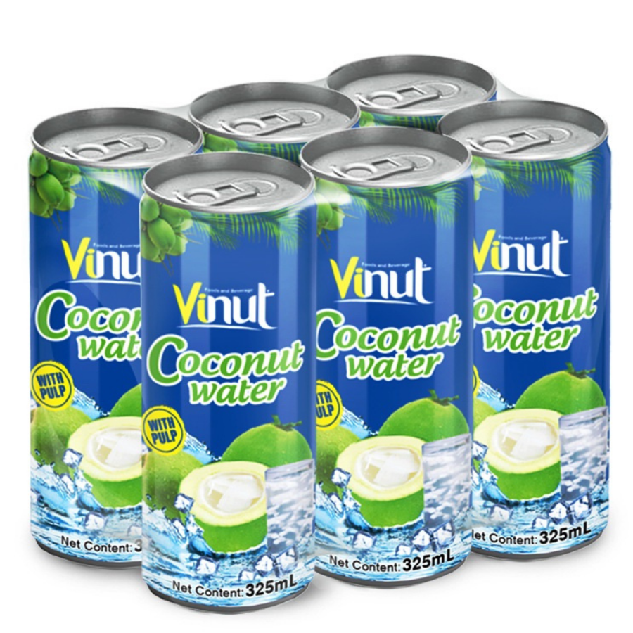 Vinut Coconut Water With Pulp 325ml x 24 Cans