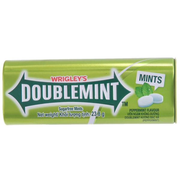 Wrigley's Doublemint Peppermint 357g x 10 Boxes